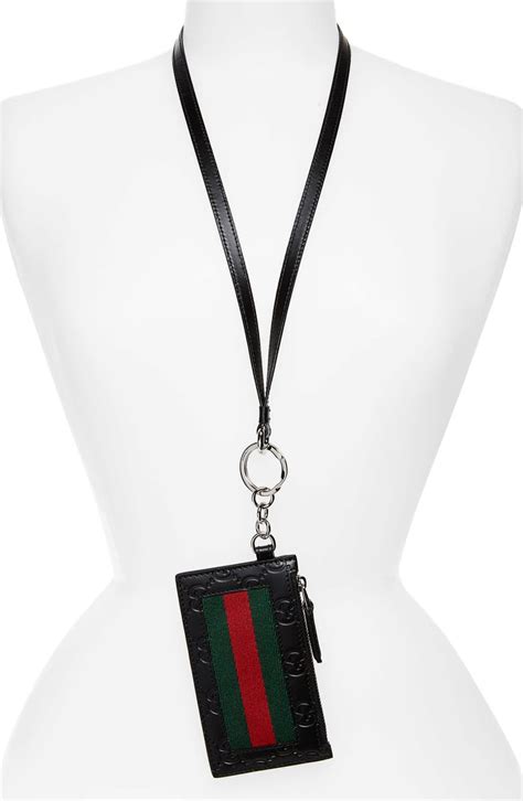 gucci phone case with lanyard|Gucci Card Holders & Keychains .